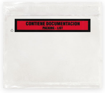Pochettes A5 porte-document adhésives