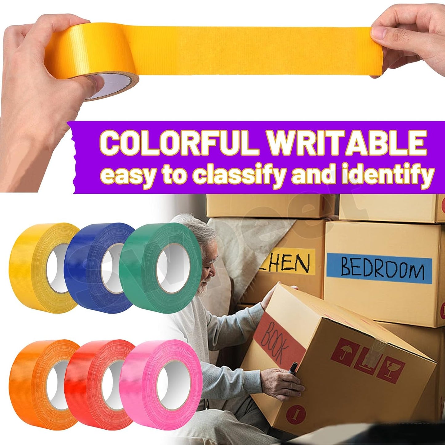 Ruban adhésif coloré