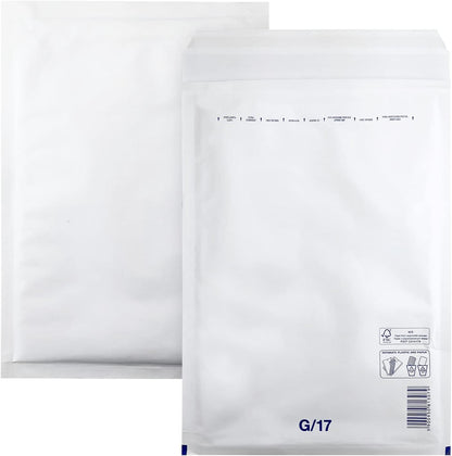 Lot de 10 enveloppes à bulles